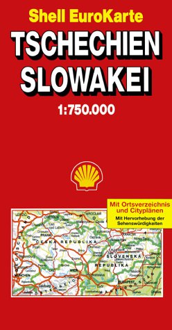 Shell EuroKarte, Tschechische Republik, Slowakische Republik: Mit Ortsverz., Citypln. sowie Hervorhebung d. Sehenswürdigkeiten Shell EuroKarte, Tschechische Republik, Slowakische Republik: Mit Ortsverz., Citypln. sowie Hervorhebung d. Sehenswürdigkeiten