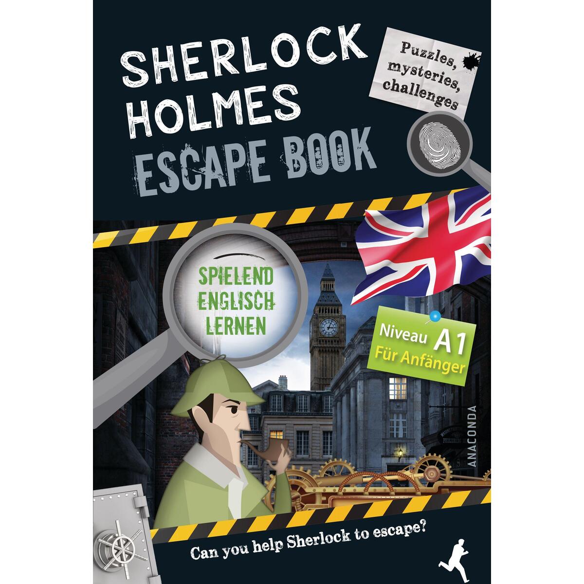 Sherlock Holmes Escape Book. Spielend Englisch lernen - für Anfänger Sprachnivea... Sherlock Holmes Escape Book. Spielend Englisch lernen - für Anfänger Sprachnivea... von Anaconda Verlag