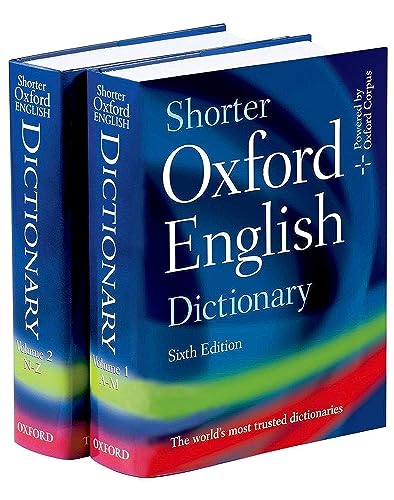 Shorter Oxford English Dictionary Shorter Oxford English Dictionary