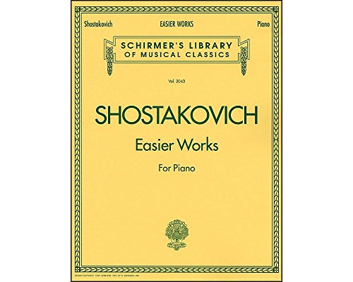 Easier Works: Schirmer Library of Classics Volume 2043 Piano Solo