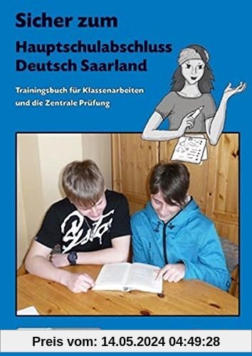 Sicher zum Hauptschulabschluss Deutsch Saarland: Arbeitsbuch, Schülerarbeitsheft mit Lösungsheft, Lernmittel