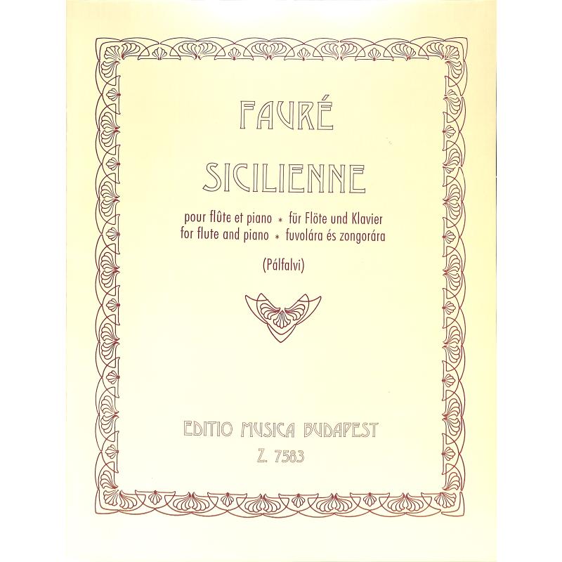Sicilienne op 78 (aus Pelleas et Melisande)