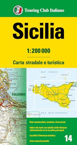 Sicily (14) (Carta stradale e turistica, Band 14) von Touring