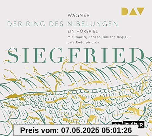 Siegfried. Der Ring des Nibelungen 3: Hörspiel mit Dimitrij Schaad, Bibiana Beglau, Lars Rudolph u.v.a. (1 CD)