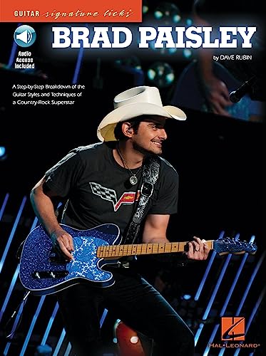 Signature Licks Guitar: Brad Paisley: Lehrmaterial, CD für Gitarre (Guitar Signature Licks) von Hal Leonard Europe