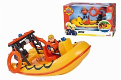 Simba 109252571 - Feuerwehrmann Sam, Neptune Boot mit Figur, Spielset von SIMBA TOYS
