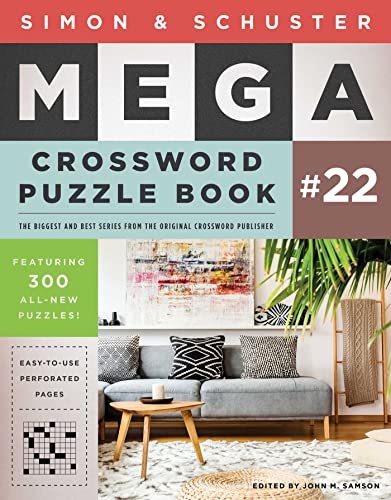 Simon & Schuster Mega Crossword Puzzle Book #22: Volume 22 (S&S Mega Crossword Puzzles)