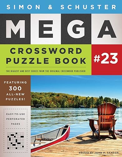 Simon & Schuster Mega Crossword Puzzle Book #23 (S&S Mega Crossword Puzzles)
