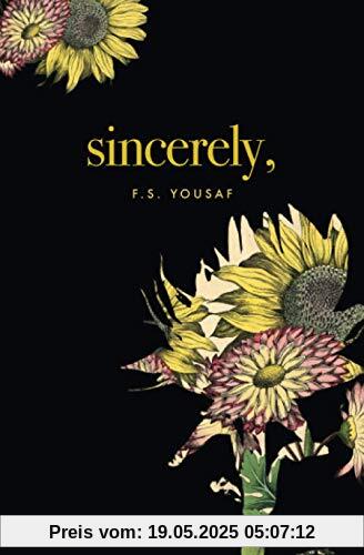 Sincerely,