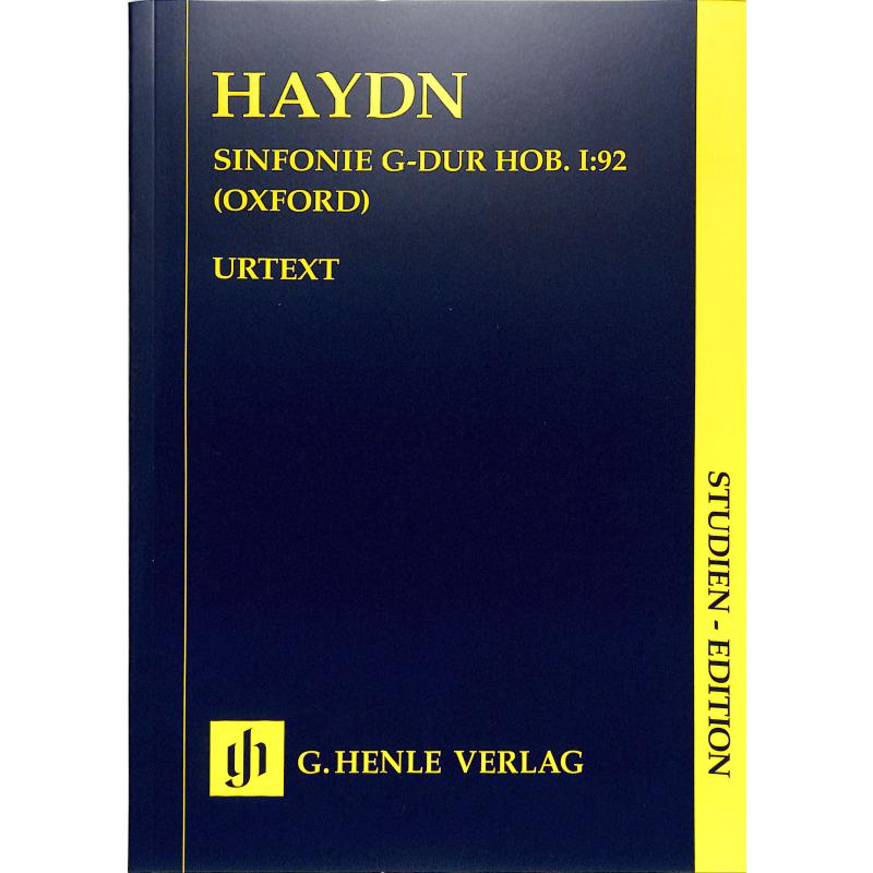 Sinfonie 92 G-Dur HOB 1/92 (Oxford)