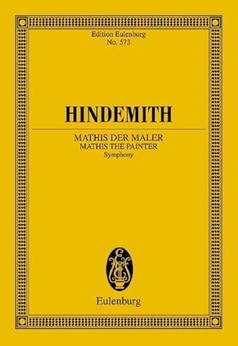 Sinfonie 'Mathis der Maler' Partitur: Orchester. Studienpartitur.