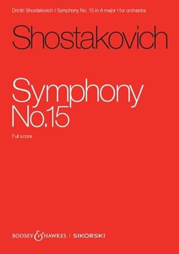 Sinfonie Nr. 15: op. 141. Orchester. Studienpartitur.