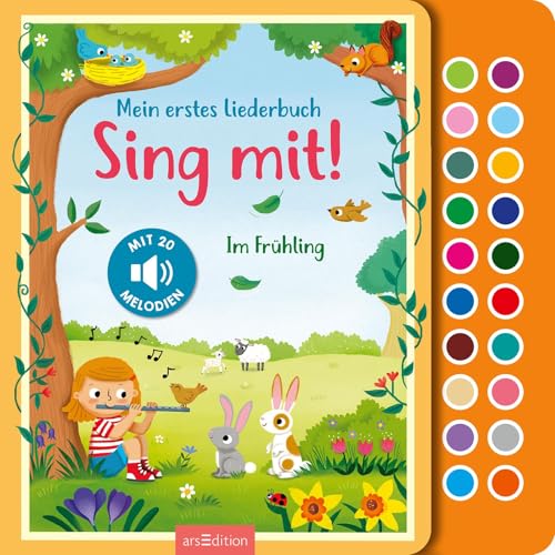 Sing mit! Im Frühling: Mein erstes Liederbuch | Hochwertiges Liederbuch mit leicht auslösbaren Melodien von 20 beliebten Frühlings- und Osterliedern zum Hören und Mitsingen für Kinder ab 12 Monaten Sing mit! Im Frühling: Mein erstes Liederbuch | Hochwertiges Liederbuch mit leicht auslösbaren Melodien von 20 beliebten Frühlings- und Osterliedern zum Hören und Mitsingen für Kinder ab 12 Monaten