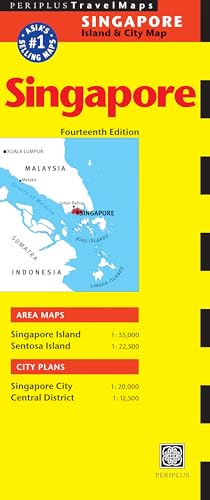 Singapore Travel Map Fourteenth Edition von Periplus Editions
