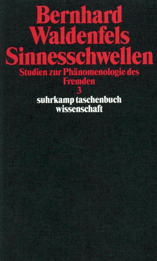 Sinnesschwellen Sinnesschwellen von Suhrkamp Verlag