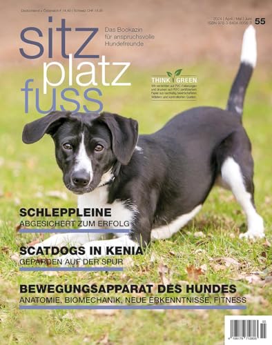 SitzPlatzFuss, Ausgabe 55: Bewegungsapparat des Hundes (Sitz Platz Fuß: Das Bookazin für anspruchsvolle Hundefreunde) von Cadmos Verlag