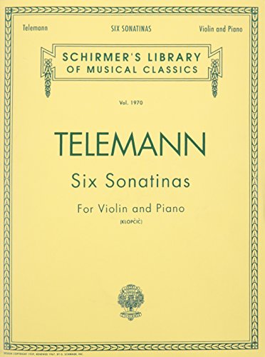 Six Sonatinas: Violin and Piano (Schirmer's Library of Musical Classics) von G. Schirmer