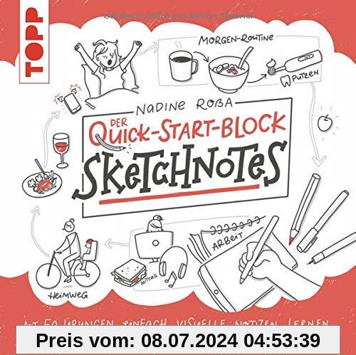 Sketchnotes. Der Quick-Start-Block: Mit 50 Übungen ganz einfach visuelle Notizen zeichnen