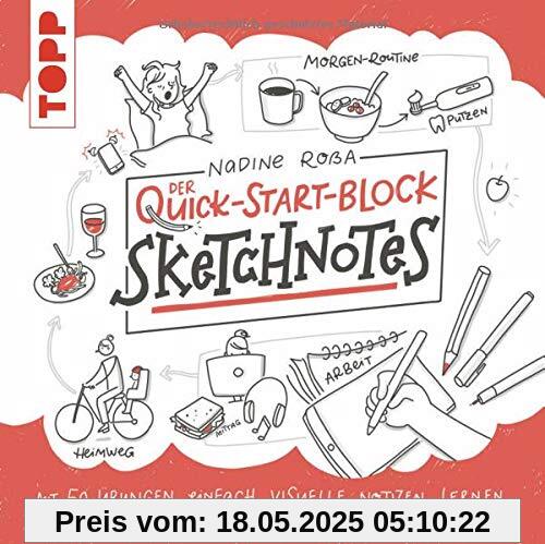 Sketchnotes. Der Quick-Start-Block: Mit 50 Übungen ganz einfach visuelle Notizen zeichnen