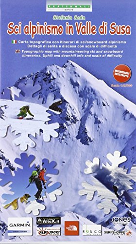 Skitouren im Susatal. Cartaguida Maßstab 1: 25.000: Cartoguida 1:25000