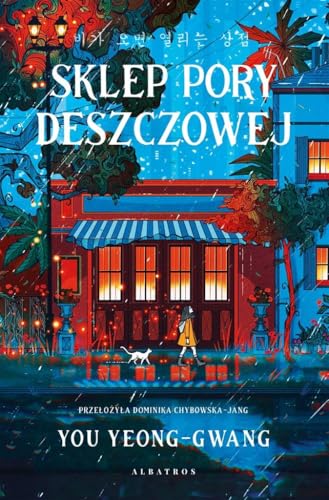 Sklep pory deszczowej: ilustrowane krawędzie biało-czarne von Albatros