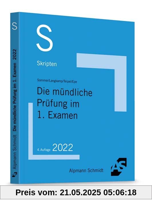 Skript Die mündliche Prüfung im 1. Examen