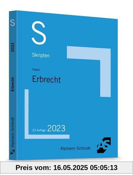 Skript Erbrecht (Skripten Zivilrecht)