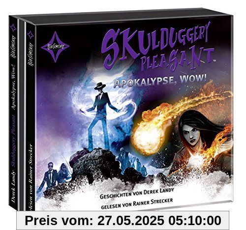 Skulduggery Pleasant - Apokalypse, Wow!: Geschichten aus dem Skulduggery-Universum. Gelesen von Rainer Strecker, 3 CD, Laufzeit ca. 3 Std. 50 Min. Skulduggery Pleasant - Apokalypse, Wow!: Geschichten aus dem Skulduggery-Universum. Gelesen von Rainer Strecker, 3 CD, Laufzeit ca. 3 Std. 50 Min.
