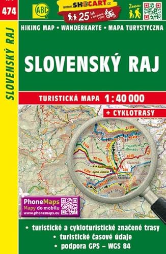 Slovenský Raj / Slowakisches Paradies (Wander - Radkarte 1:40.000) (SHOCart Wander - Radkarte 1:40.000 Slowakei, Band 474) von SHOCart