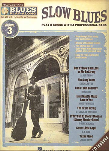 Blues Play-Along Volume 3: Slow Blues: Play-Along, CD (Blues Play-along, 3, Band 3)