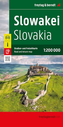Slowakei, Straßen- und Freizeitkarte 1:200.000, freytag & berndt: 1:200,000 scale (freytag & berndt Auto + Freizeitkarten) von Freytag-Berndt und ARTARIA