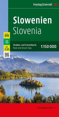 Slowenien, Straßen- und Freizeitkarte 1:150.000, freytag & berndt von Freytag-Berndt u. Artaria