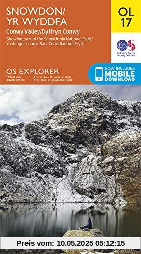 Snowdon & Conwy Valley 1 : 25 000 (OS Explorer Active)