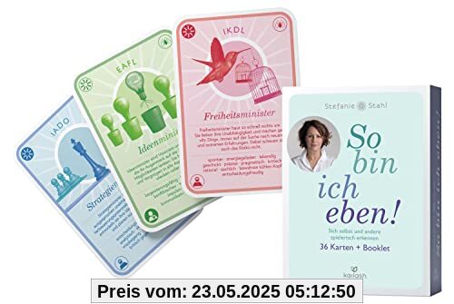 So bin ich eben!: Sich selbst und andere spielerisch erkennen 36 Karten + Booklet