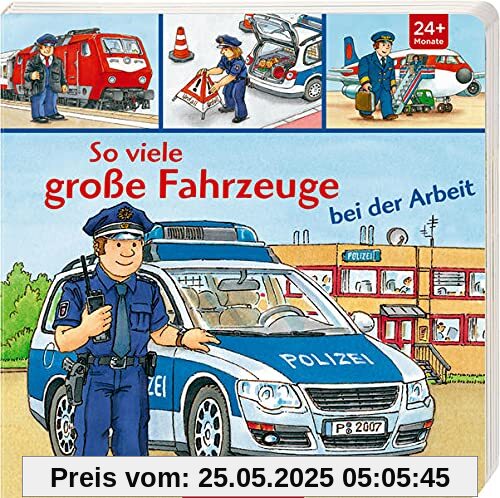 So viele große Fahrzeuge bei der Arbeit