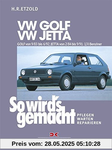 So wird's gemacht, Bd.43, VW Golf von 9/83 bis 6/92, VW Jetta von 2/84 bis 9/91.