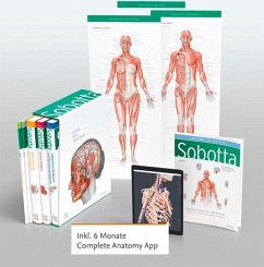 Sobotta Atlas der Anatomie, 3 Bände + Lerntabellen + Poster Collection im Schuber und 6-monatiger Zugang zur Complete Anatomy-App von Elsevier, München