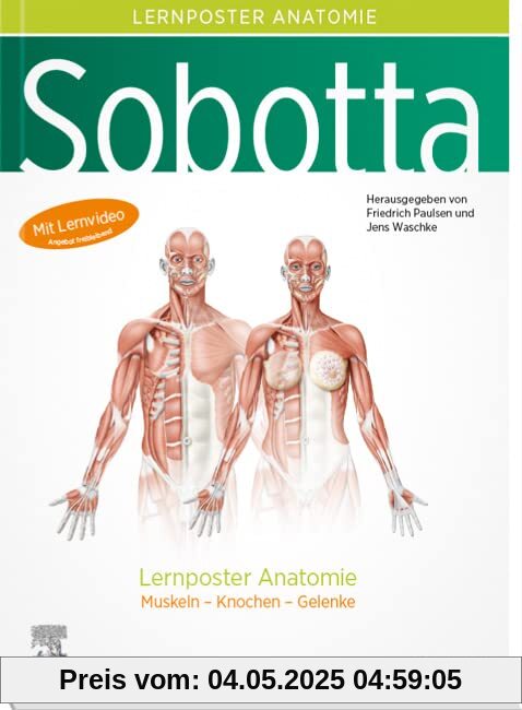Sobotta Lernposter Anatomie: Muskeln - Knochen - Gelenke Sobotta Lernposter Anatomie: Muskeln - Knochen - Gelenke