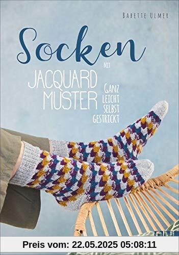Socken mit Jacquard-Muster: Ganz leicht selbst gestrickt Socken mit Jacquard-Muster: Ganz leicht selbst gestrickt
