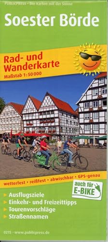 Soester Börde: Rad- und Wanderkarte mit Ausflugszielen, Einkehr- & Freizeittipps, wetterfest, reißfest, abwischbar, GPS-genau. 1:50000 (Rad- und Wanderkarte: RuWK)