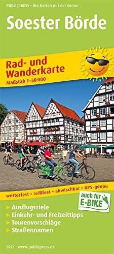 Soester Börde: Rad- und Wanderkarte mit Ausflugszielen, Einkehr- & Freizeittipps, wetterfest, reißfest, abwischbar, GPS-genau. 1:50000 (Rad- und Wanderkarte: RuWK)
