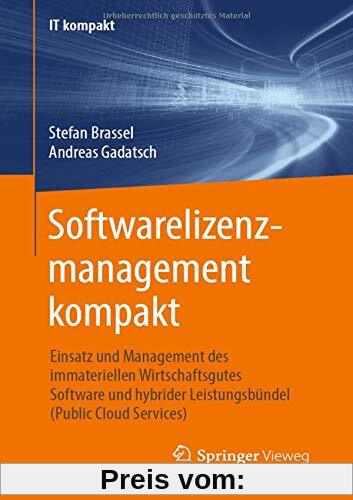 Softwarelizenzmanagement kompakt: Einsatz und Management des immateriellen Wirtschaftsgutes Software und hybrider Leistungsbündel (Public Cloud Services) (IT kompakt)