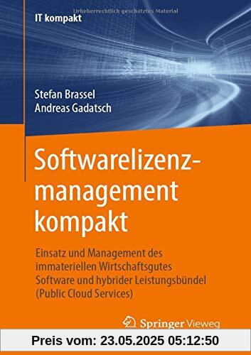 Softwarelizenzmanagement kompakt: Einsatz und Management des immateriellen Wirtschaftsgutes Software und hybrider Leistungsbündel (Public Cloud Services) (IT kompakt)