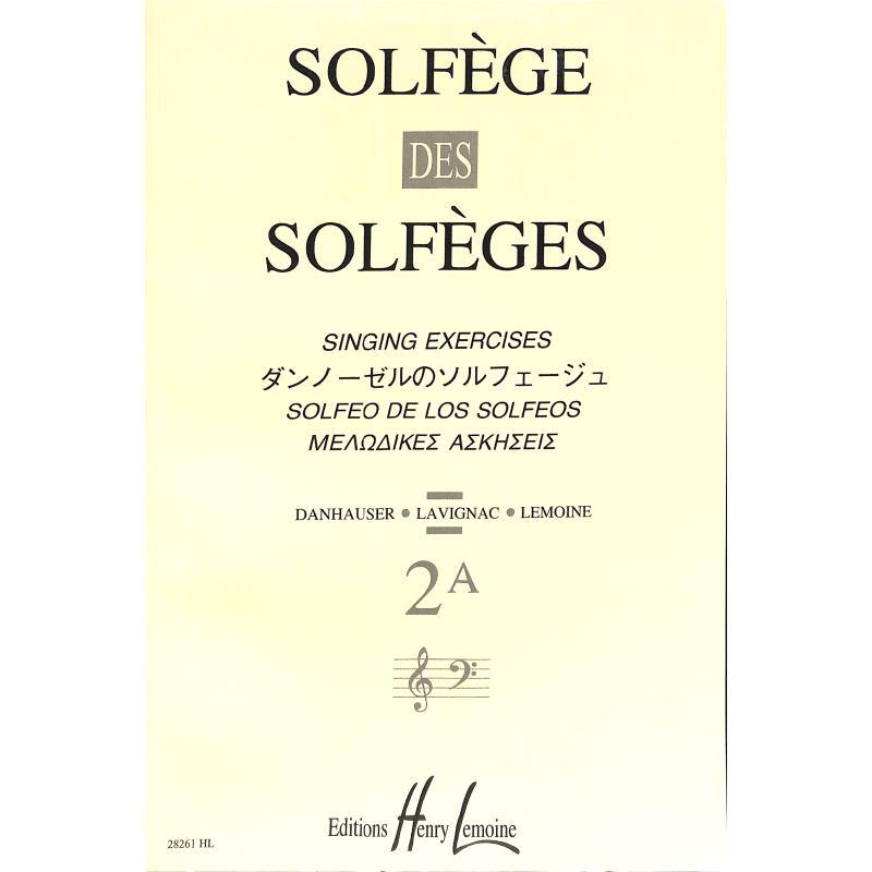 Solfege des solfeges 2a