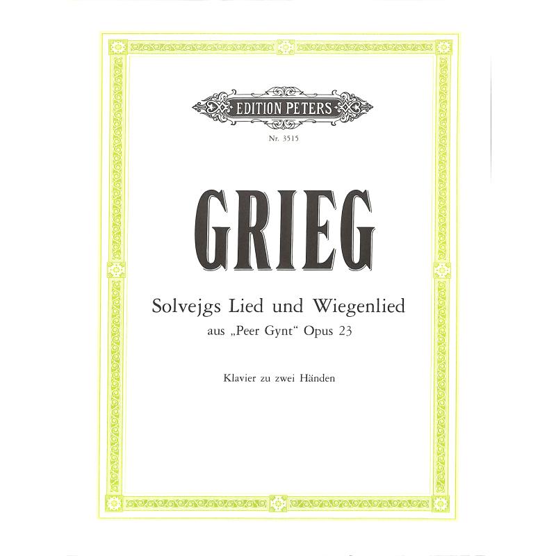 Solveigs Lied (aus Peer Gynt op 55/4)