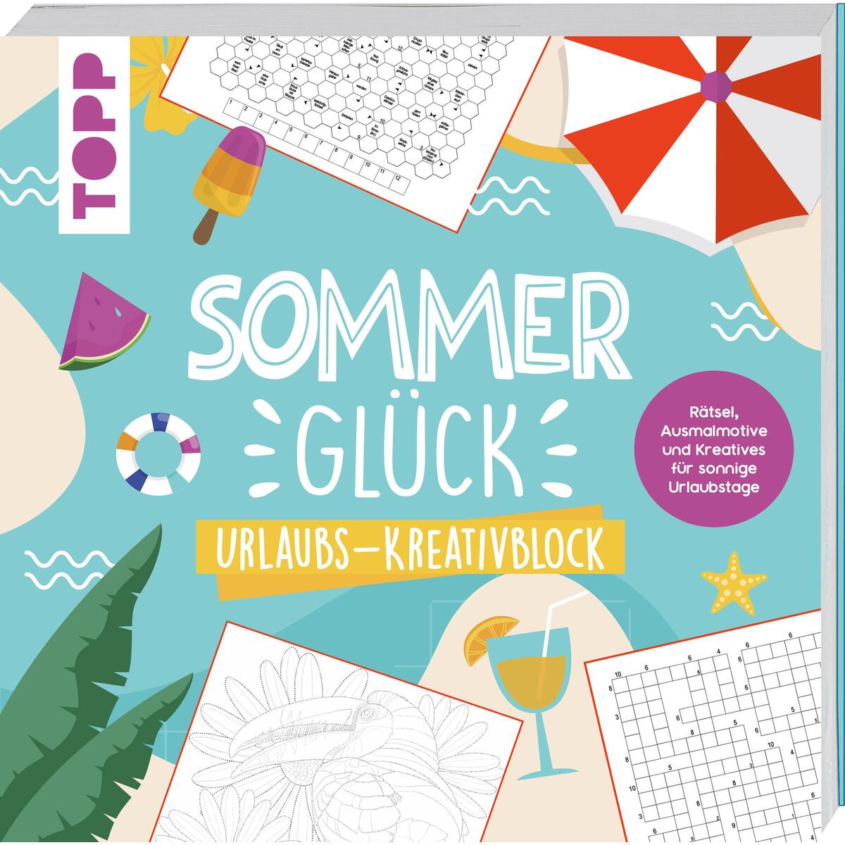 Sommerglück - Urlaubs-Kreativblock Sommerglück - Urlaubs-Kreativblock von Frech Verlag GmbH