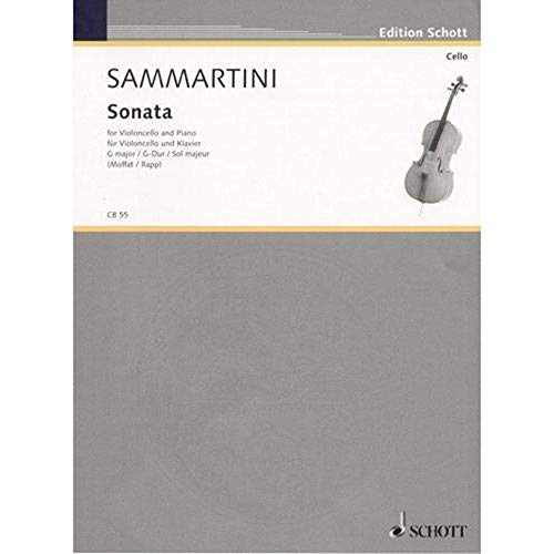 Sonata G-Dur: Violoncello und Klavier. (Cello-Bibliothek)