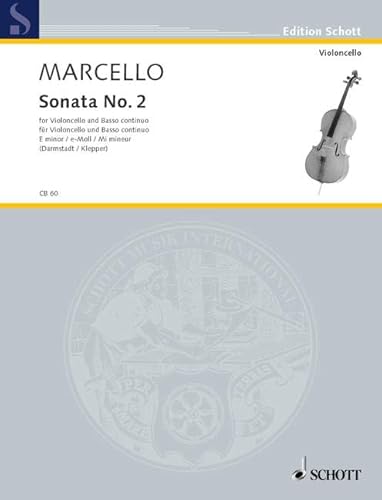Sonata II e-Moll: Violoncello und Klavier.: cello and piano. (Cello-Bibliothek)