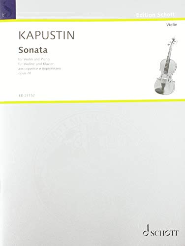 Sonata: op. 70. Violine und Klavier. (Edition Schott) von Schott