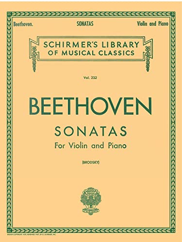 Sonatas (Complete): Schirmer Library of Classics Volume 232 Violin and Piano